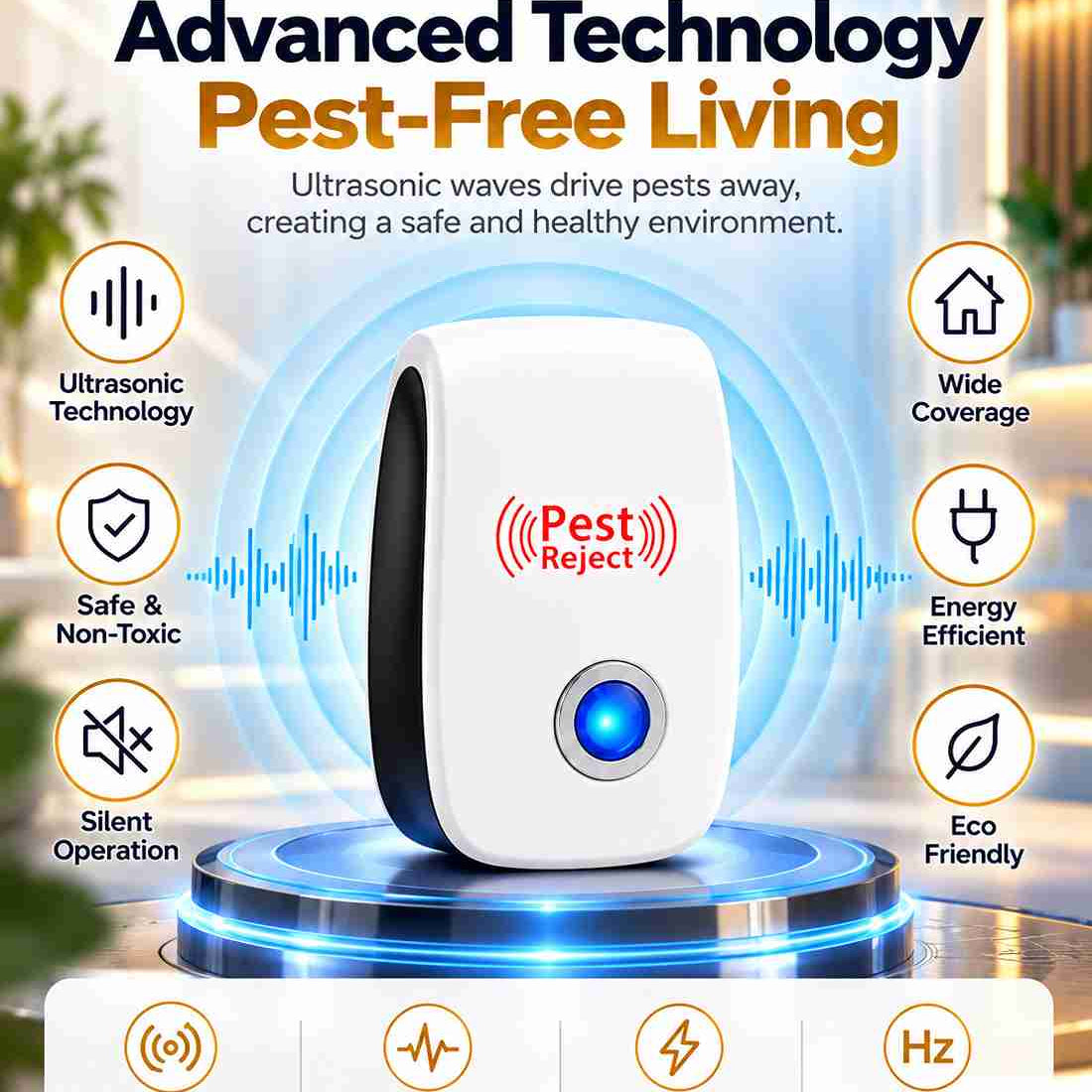 Pest Repeller™ – Advanced Ultrasonic Pest Protection (Buy 1 Get 1 Free)