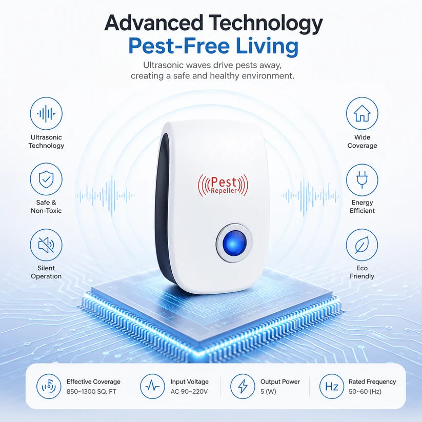 Pest Repeller™ – Advanced Ultrasonic Pest Protection (Buy 1 Get 1 Free)