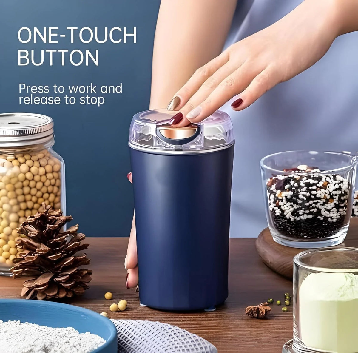 GrindMaster Pro™ - The All-in-One Electric Grinder